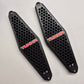 HQ–WB Holden One Tonner Tunna GTS style side vents, black honeycomb with red and white TUNNA badge – pair shown at an angle