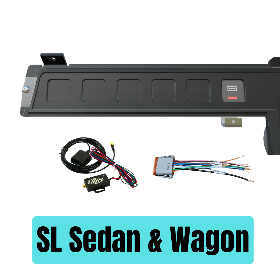 Car accessory kit for SL Sedan & Wagon on a white background