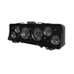 Car dashboard gauge cluster with multiple gauges (Instrument Cluster Replacement) on a white background