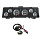 Car dashboard gauge cluster (Instrument Cluster Replacement) with wiring harness on a white background