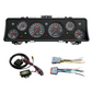 Car dashboard gauge cluster (Instrument Cluster Replacement) with wiring harnesses on a white background