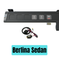 Car accessory kit for Berlina Sedan on a white background