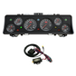 Car dashboard gauge cluster (Instrument Cluster Replacement) with wiring harness on a white background