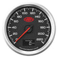 Speedometer gauge with red needle pointing to 0 km/h on a white background