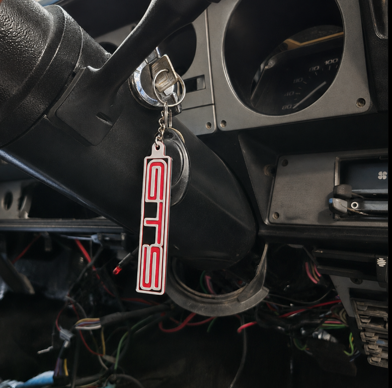 Holden HQ-WB GTS badge keychain – Australian made classic car accessory