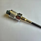 Mechanical component with a cable on a white background