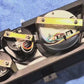 Rear of the VK Commodore RetroTech 62D dash kit showing the gauge brackets and pre-wired loom